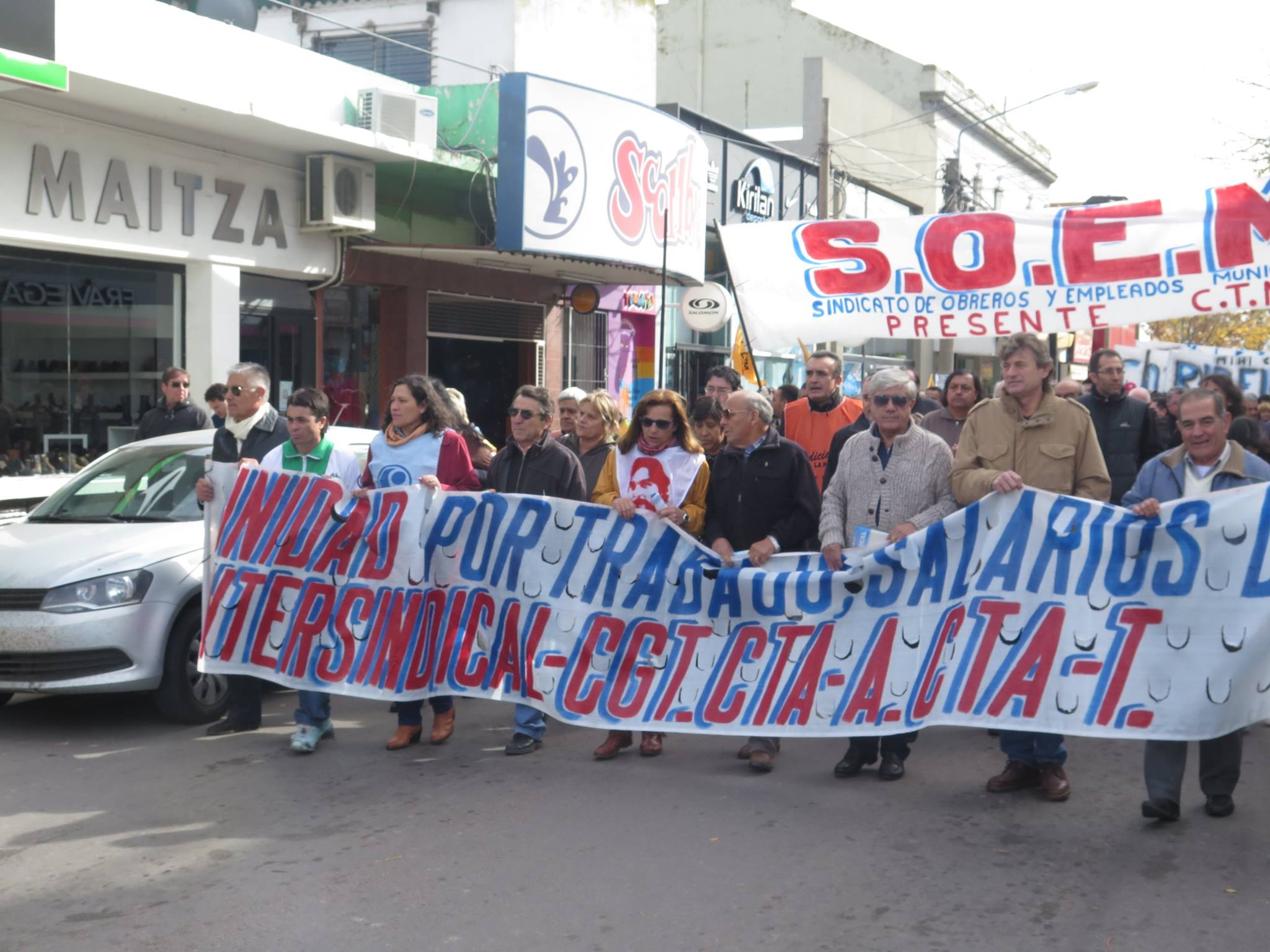 En este momento estás viendo Movilización del Movimiento Obrero en La Pampa