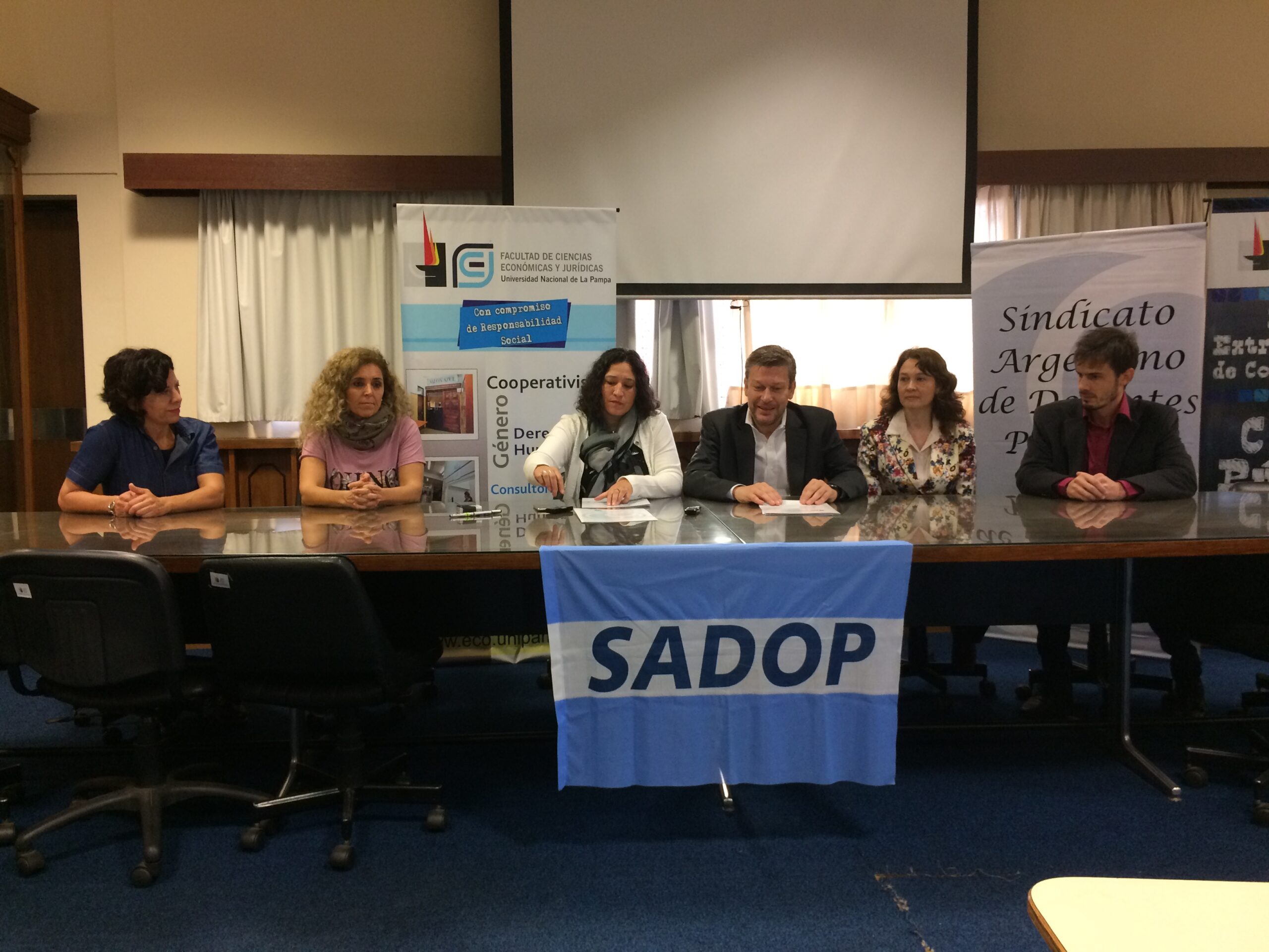 En este momento estás viendo Convenio de Cooperación Académica entre SADOP Secc. La Pampa y la FCEyJ de la UNLPam